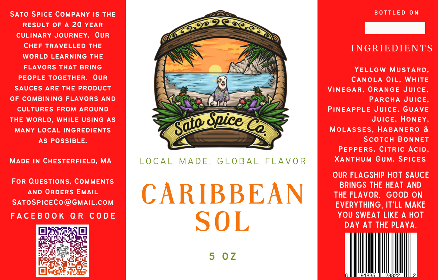 Caribbean Sol Hot Sauce