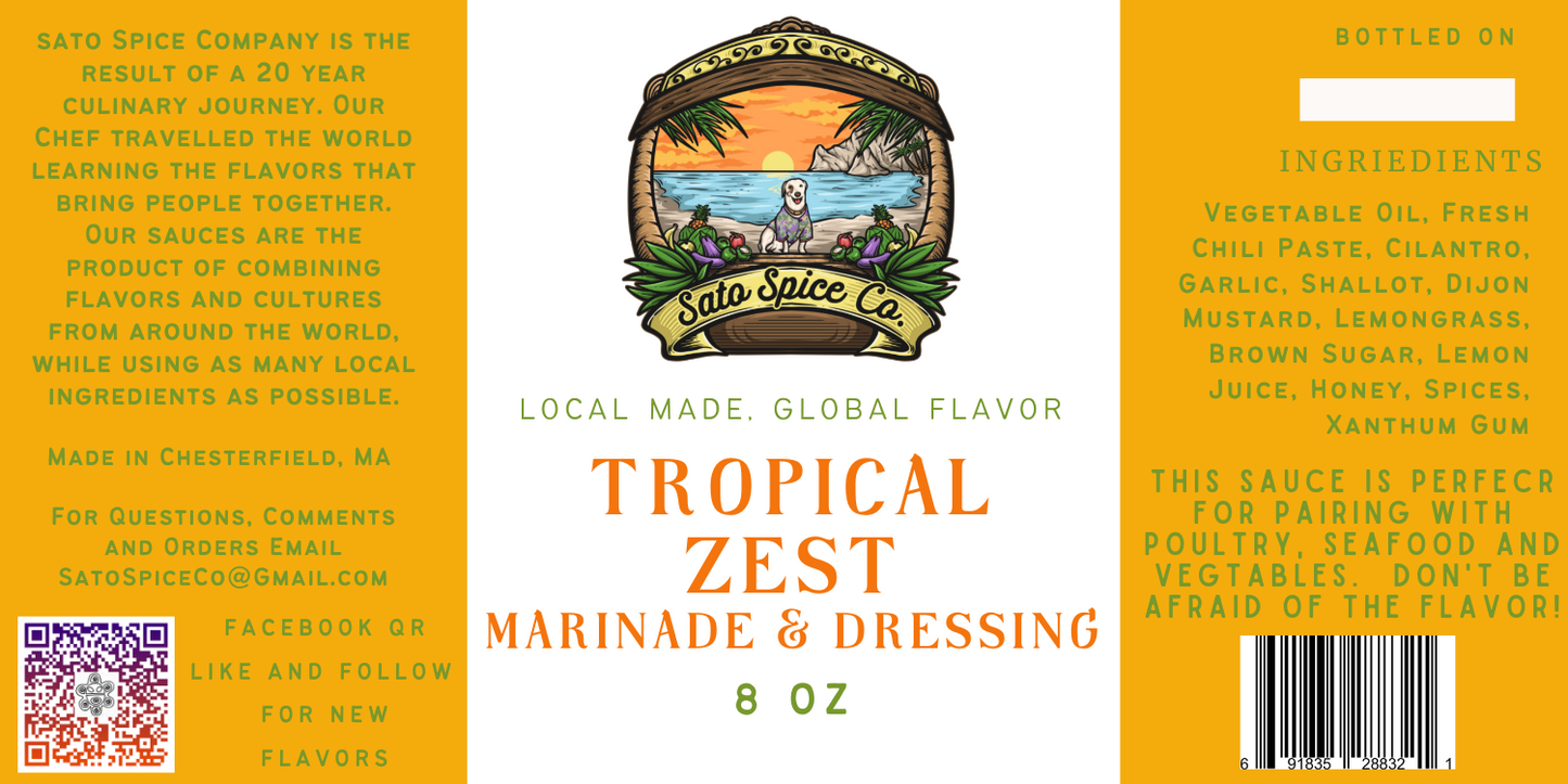 Tropical Zest Dressing & Marinade